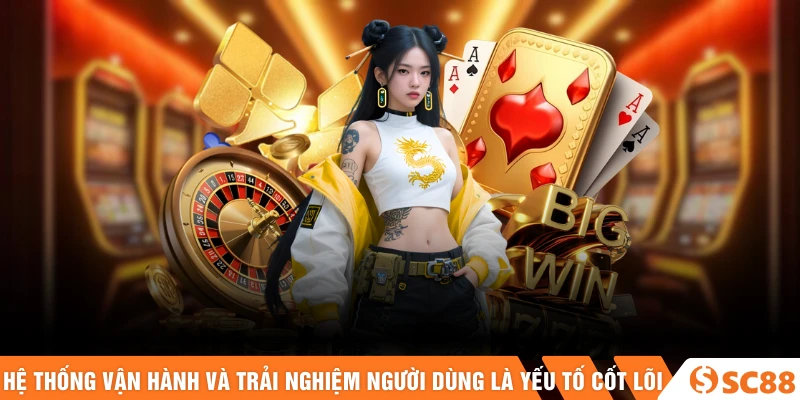 Hệ thống vận hành và trải nghiệm người dùng là yếu tố cốt lõi