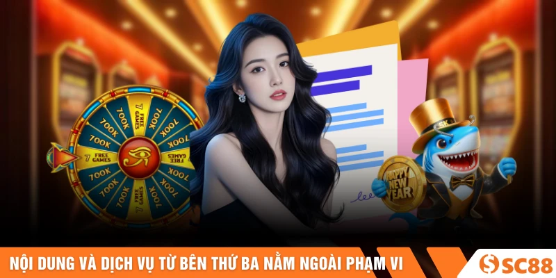 Nội dung và dịch vụ từ bên thứ ba nằm ngoài phạm vi