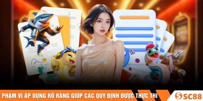 Phạm vi áp dụng rõ ràng giúp các quy định được thực thi